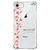 Capa para iPhone SE 2ª Geração Personalizada Flores de Cerejeira na Vertical Transparente