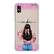 Capa para iPhone X Personalizada Girl Power Rosa