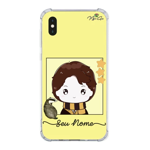 Capa para iPhone X Personalizada Mundo Mágico Honra e Coragem