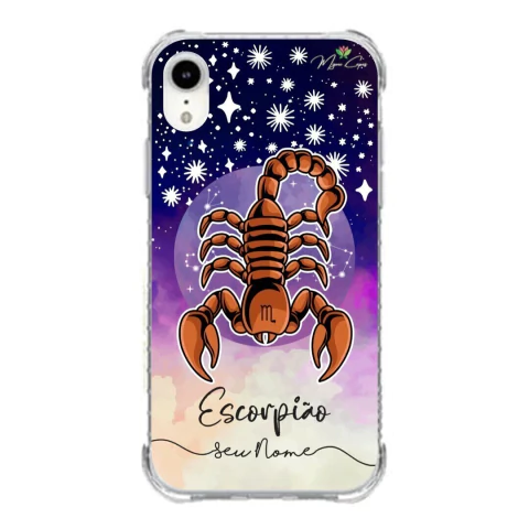 Capa para iPhone XR Personalizada Signos Escorpião