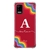 Capa para K62 Personalizada Arco-Íris com Inicial Transparente