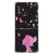 Capa para Moto E13 Personalizada Flores Menina e as Borboletas