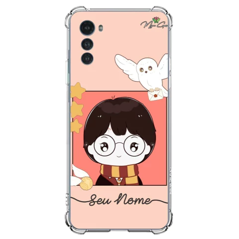 Capa para Moto E32 Personalizada Mundo Mágico Aquele que Sobreviveu