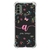 Capa para Moto E40 Personalizada BarbieCore Floral Rosa com Inicial