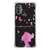 Capa para Moto E40 Personalizada Flores Menina e as Borboletas