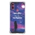 Capa para Moto E6s Estampada Galáxia Acredite, Sonhe e Conquiste