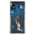 Capa para Moto Edge 30 Ultra Estampada Galáxia Explorando o Universo Azul