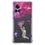 Capa para Moto Edge 30 Ultra Estampada Galáxia Explorando o Universo Rosa