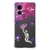 Capa para Moto Edge 40 5g Estampada Galáxia Explorando o Universo Rosa