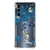 Capa para Moto G200 Estampada Galáxia Explorando o Universo Azul