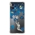 Capa para Moto G23 Estampada Galáxia Explorando o Universo Azul
