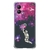 Capa para Moto G53 Estampada Galáxia Explorando o Universo Rosa