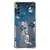 Capa para Moto G62 Estampada Galáxia Explorando o Universo Azul