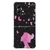 Capa para Moto G84 Personalizada Flores Menina e as Borboletas