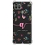 Capa para Moto G9 Power Personalizada BarbieCore Floral Rosa com Inicial