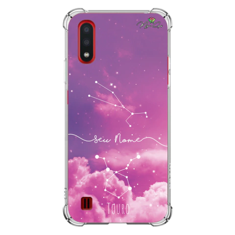 Capa para Galaxy A01 Personalizada Signos Constelação de Touro