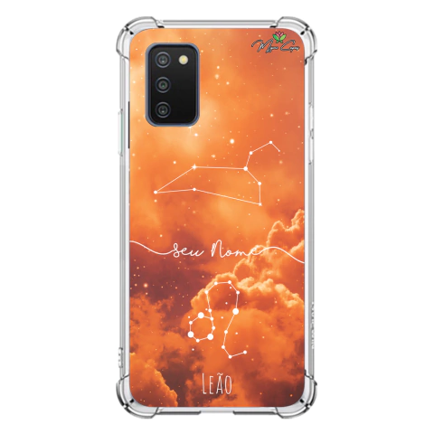 Capa para Galaxy A03s Personalizada Signos Constelação de Leão