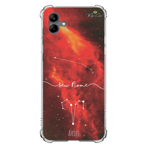 Capa para Galaxy A04 Personalizada Signos Constelação de Áries