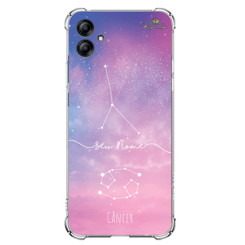Capa para Galaxy A04e Personalizada Signos Constelação de Câncer