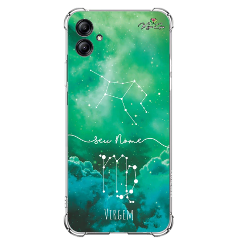 Capa para Galaxy A04e Personalizada Signos Constelação de Virgem