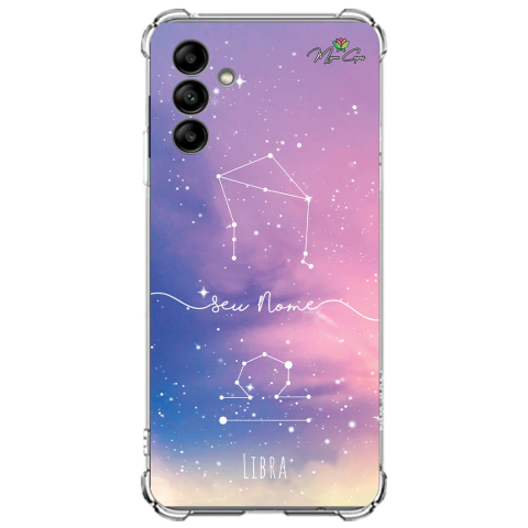 Capa para Galaxy A04s Personalizada Signos Constelação de Libra