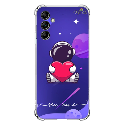 Capa para Samsung Galaxy A05S Astronauta Amor Cósmico