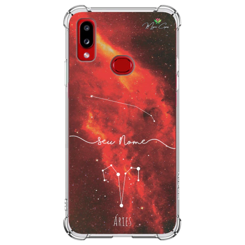 Capa para Galaxy A10s Personalizada Signos Constelação de Áries