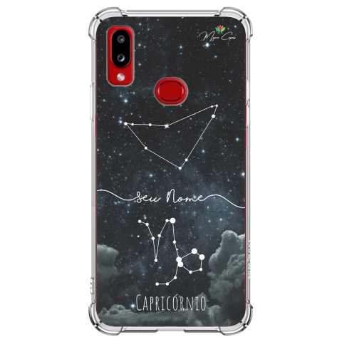 Capa para Galaxy A10s Personalizada Signos Constelação de Capricórnio