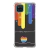 Capa para Galaxy A12 Personalizada Arco-Íris com Coração