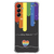 Capa para Galaxy A14 4g Personalizada Arco-Íris com Coração