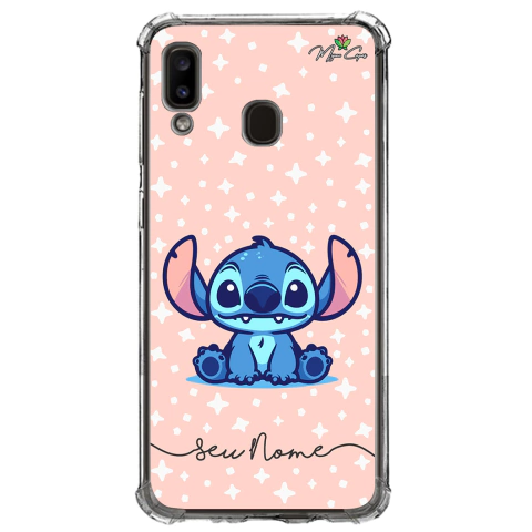 Capa para Samsung Galaxy A20 Personalizada Wish Anjinho das Estrelas