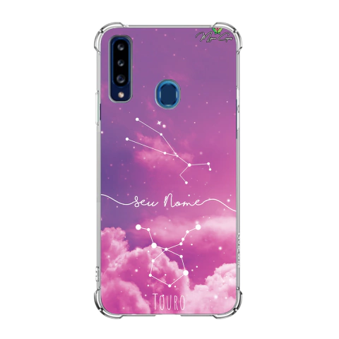 Capa para Galaxy A20s Personalizada Signos Constelação de Touro