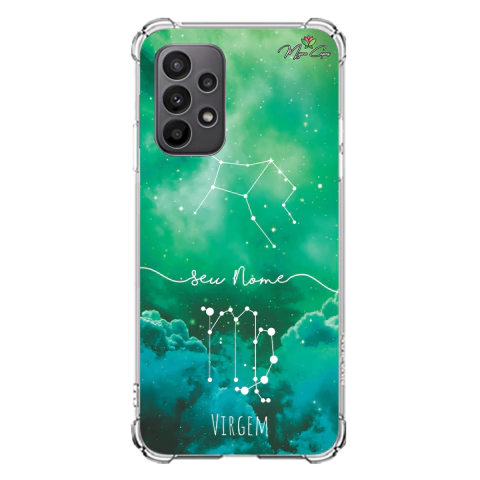 Capa para Galaxy A23 Personalizada Signos Constelação de Virgem