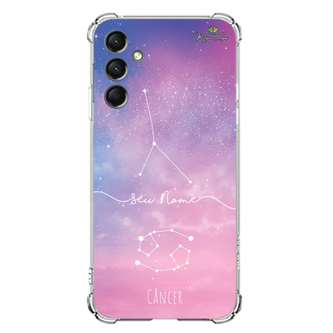 Capa para Galaxy A24 Personalizada Signos Constelação de Câncer