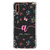 Capa para Galaxy A30s Personalizada BarbieCore Floral Rosa com Inicial