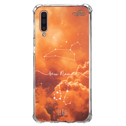 Capa para Galaxy A50 Personalizada Signos Constelação de Leão