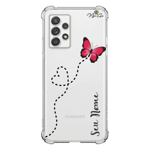 Capa para Galaxy A52s Personalizada Minimalistas Rota Borboleta