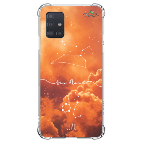 Capa para Galaxy A71 Personalizada Signos Constelação de Leão