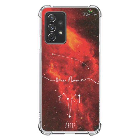 Capa para Galaxy A72 Personalizada Signos Constelação de Áries