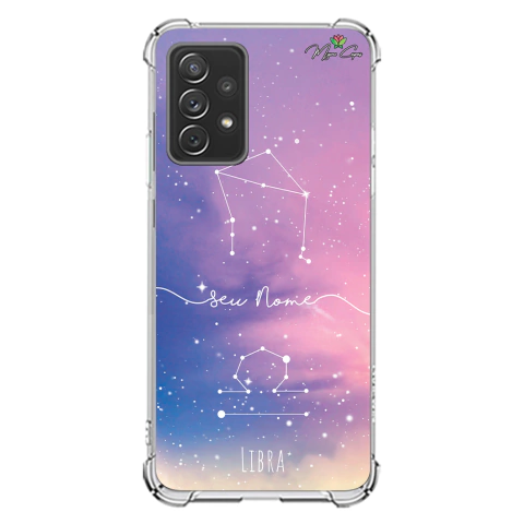 Capa para Galaxy A72 Personalizada Signos Constelação de Libra