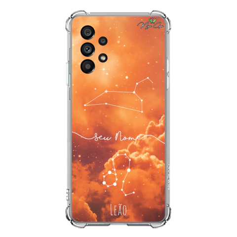 Capa para Galaxy A73 5g Personalizada Signos Constelação de Leão