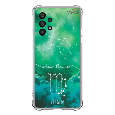 Capa para Galaxy A73 5g Personalizada Signos Constelação de Virgem