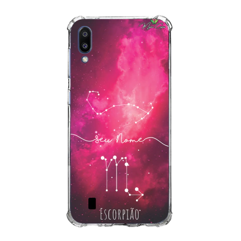 Capa para Galaxy M10 Personalizada Signos Constelação de Escorpião