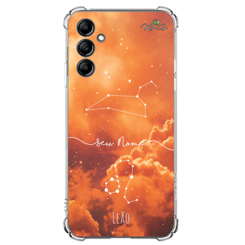 Capa para Galaxy M14 5g Personalizada Signos Constelação de Leão