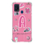 Capa para Galaxy M21s Personalizada BarbieCore PinkCore com Inicial