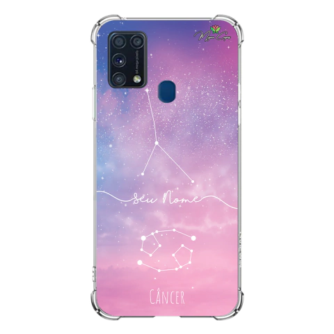 Capa para Galaxy M21s Personalizada Signos Constelação de Câncer