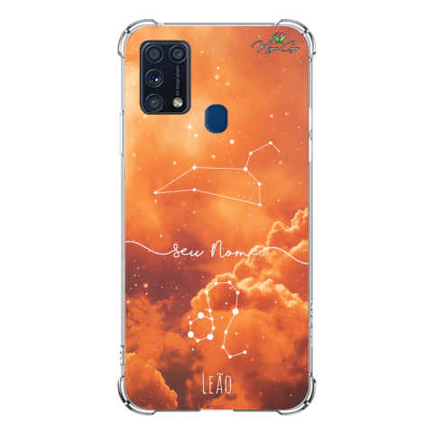 Capa para Galaxy M21s Personalizada Signos Constelação de Leão