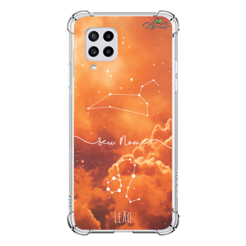 Capa para Galaxy M22 Personalizada Signos Constelação de Leão
