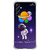 Capa para Galaxy M55 Personalizada Astronauta Balões Planetários