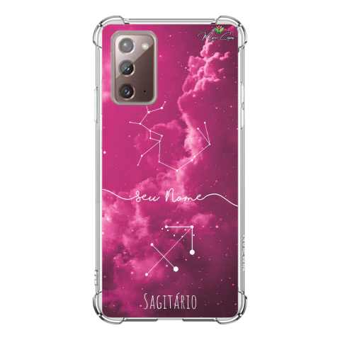 Capa para Galaxy Note 20 Personalizada Signos Constelação de Sagitário